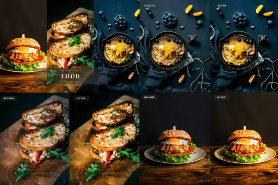EE - Food Lightroom Presets 8B4P55D