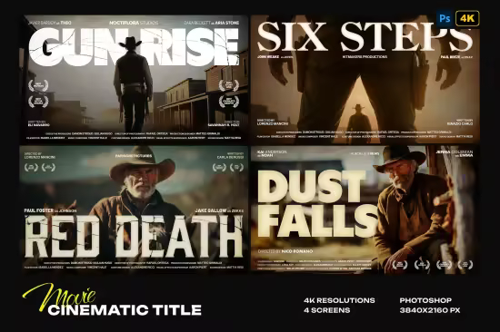 EE - Cowboy Cinematic Movie Title TX654BS