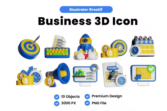 EE - Business 3D Icon GUCYSQ4