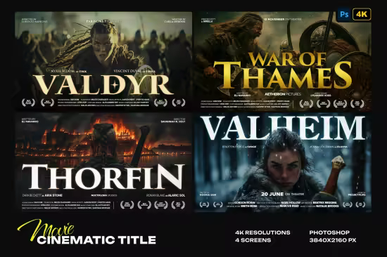 EE - Viking Cinematic Movie Title CCYJX2W