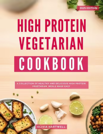 High Protein Vegetarian Cookbook: A Collection of Healthy and Delicious High Protein Vegetarian Meals Made Easy