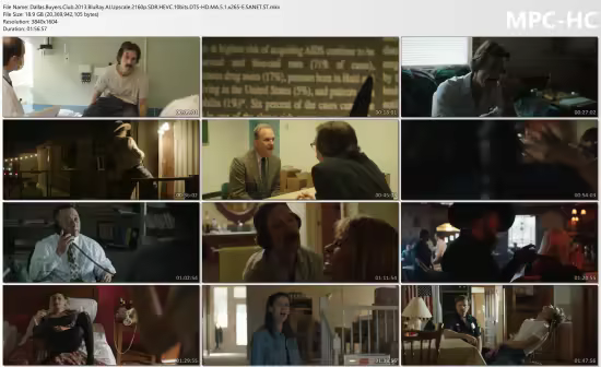 Dallas Buyers Club 2013 BluRay AI Upscale 2160p SDR HEVC 10bits DTS-HD MA 5.1 x265-E