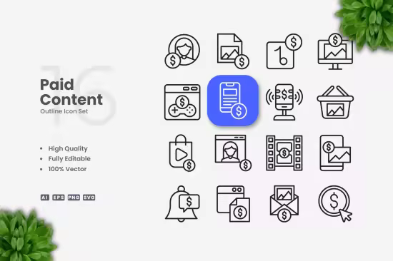 EE - Paid Content Outline Icons CYCHJ7T