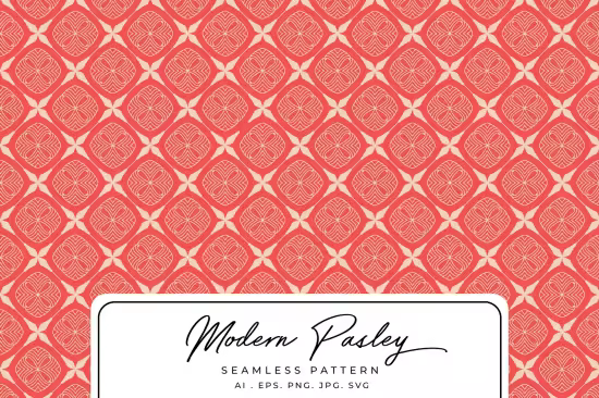 EE - Modern Paisley Pattern 9VRY7DD