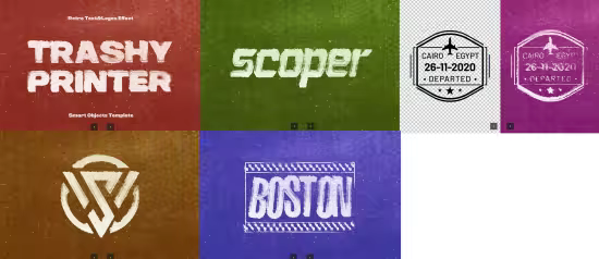 EE - Trashy Printer Text &amp; Logos Effect KV6X3X7