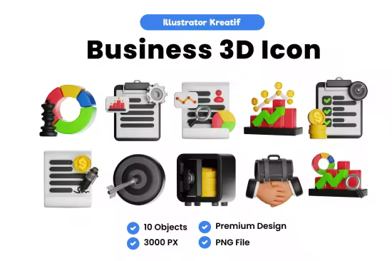 EE - Business 3D Icon 62CGQPK