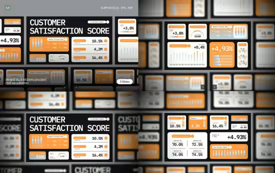 EE - Orange Blue Modern Gradient CSAT Infographic 001 979JSZA