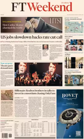 FT Financial Times Weekend USA - 2/3 August, 2025