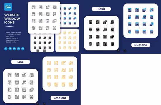 EE - Website Window Icon Pack QU53R2G