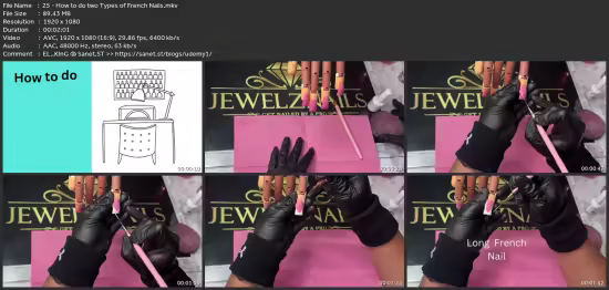 Acrylic Nail Online Training Master Course- Flared (A2)