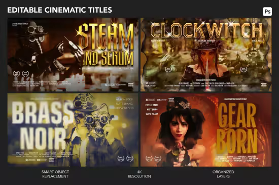 EE - Steampunk Movie Titles BG5D5AN