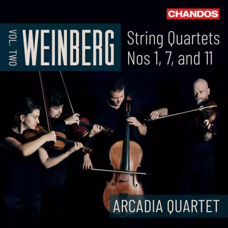 Arcadia Quartet - Weinberg String Quartets, Vol. 2 Nos. 1, 7 &amp; 11 (2022) (FLAC / MP3)