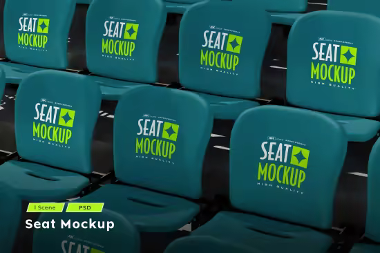 EE - Stadium Seat Branding Mockup 6N8SKC2