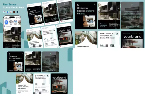 EE - Real Estate Social Media Post Instagram Carousel Z36JWHC