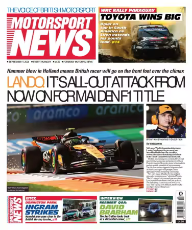 Motorsport News - September 4, 2025