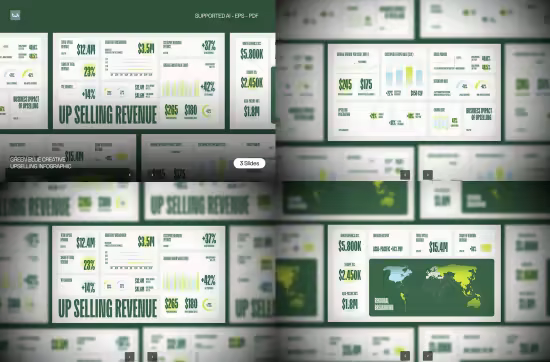 EE - Green Blue Creative Upselling Infographic 001 86R58CQ