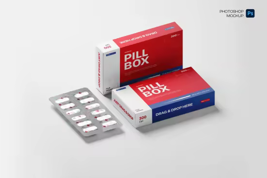 EE - Medicine Box Mockup F43M3H9