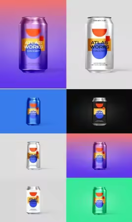 CreativeMarket - 330ml Can Mockup 291795412