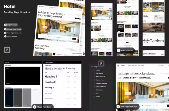 EE - Caelora - Luxury Hotel Landing Page XPFBL4D