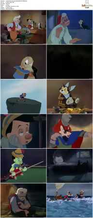 Pinocchio 1940 1080p BluRay AV1-SUP3R