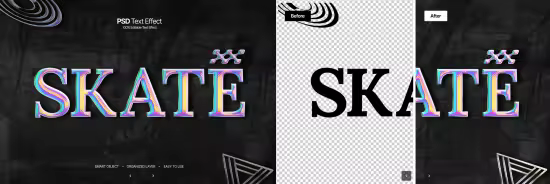 EE - Vibrant Iridescent Text Effect ACTP8Q6