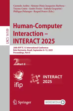 Human-Computer Interaction – INTERACT 2025, Part II