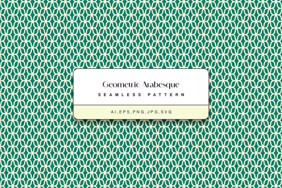 EE - Geometric Arabesque Pattern FY6N8Y7