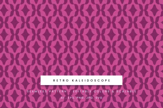 EE - Retro Kaleidoscope Pattern H66C76U