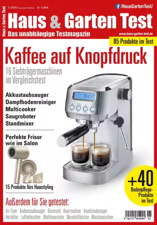 HAUS &amp; GARTEN TEST - Nr.05, September/Oktober 2025 (True PDF)