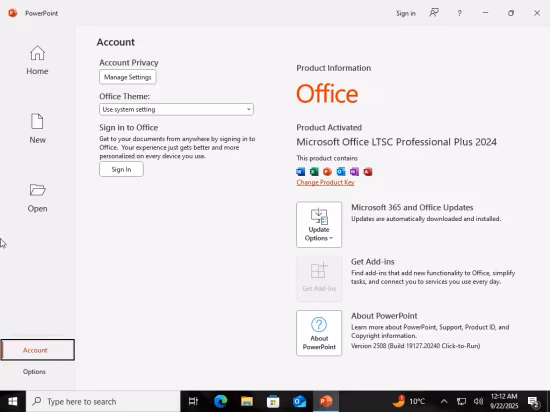 Windows 10 Enterprise 22H2 build 19045.6332 With Office 2024 Pro Plus Multilingual Preactivated September 2025