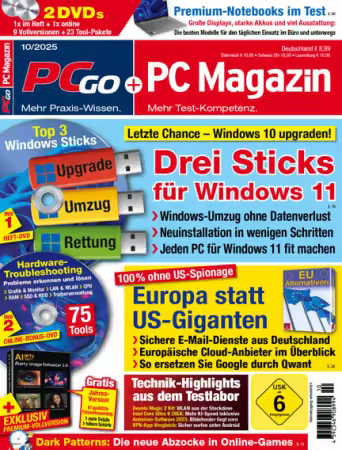 PCgo + PC Magazin - Nr. 10, September 2025