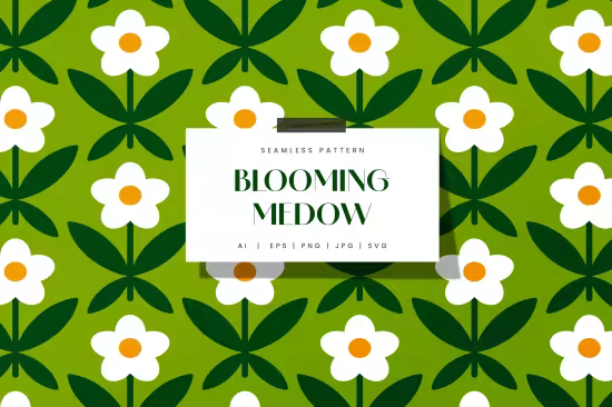 EE - Blooming Meadow Pattern 3N4A4EU