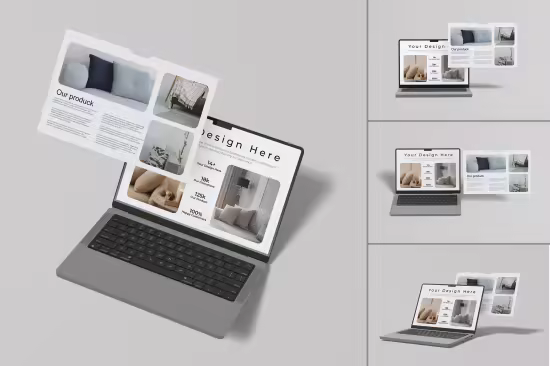EE - Laptop Screen Mockup HVBTMS5