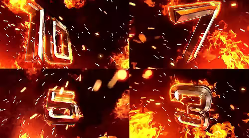 MA The Fiery Countdown 3500086 - Project for After Effects
