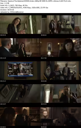 The Diplomat S03 1080p NF WEB-DL DDP5 1 Atmos H 264-FLUX