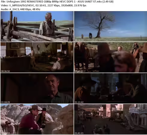 Unforgiven 1992 REMASTERED 1080p BRRip HEVC DDP5 1 - ASUS