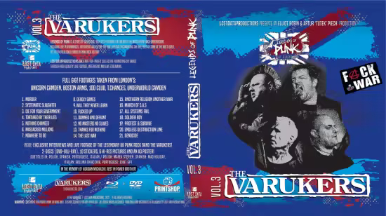 Legends Of Punk Vol. 3 - The Varukers[Limited edition] (2024) Blu-ray