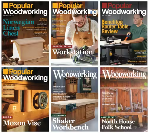 Popular Woodworking - Full Year 2025 Collection