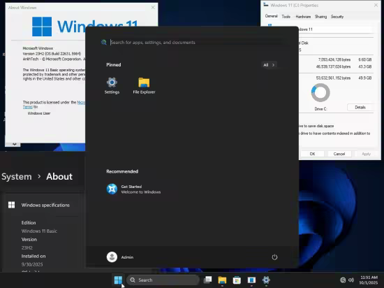 Windows 11 Basic 23H2 Build 22631.5984 x64 Preactivated AnkhTech