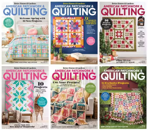American Patchwork &amp; Quilting - Full Year 2025 Collection