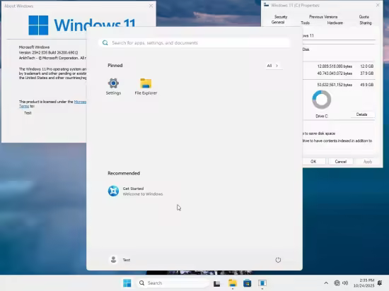 Windows 11 Pro Lite / SuperLite 25H2 Build 26200.6901 x64 Multilanguage AnkhTech