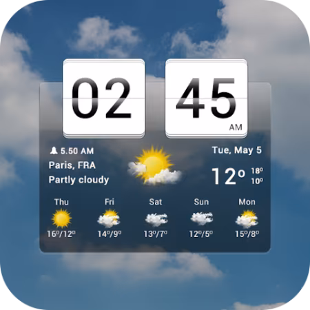 Sense Flip Clock &amp; Weather v8.99.5