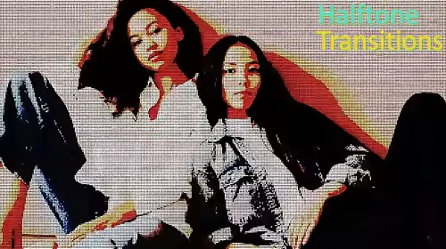 MA Light Halftone Transitions 3847507 - Project for After Effects