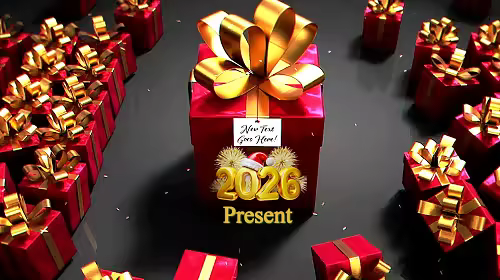 MA New Year Present For You 3001493 - Project for After Effects