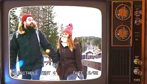 MA Old TV Winter Slideshow 345379 - After Effects Templates