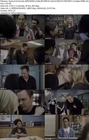 Community 2009 S02E01 2160p NF WEB-DL Hybrid H265 DV HDR DDP 5 1 English-HONE