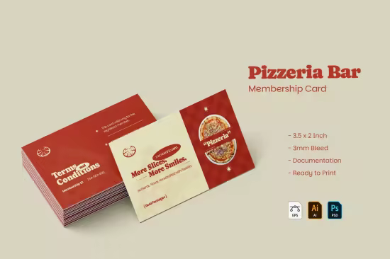 EE - Pizzeria - Membership Card WTHVKPQ