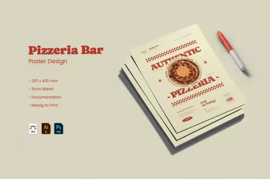 EE - Pizzeria - Poster MHUT758