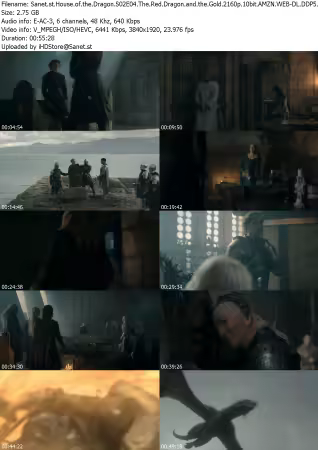 House of the Dragon S02E04 The Red Dragon and the Gold 2160p 10bit AMZN WEB-DL DDP5 1 HEVC-Vyndros
