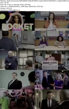 Community 2009 S03E06 2160p NF WEB-DL Hybrid H265 DV HDR DDP 5 1 English-HONE